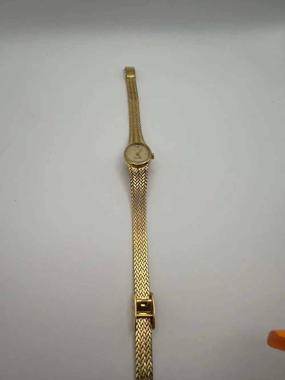 Waltham Diamond Quartz Women's Gold-Tone Bracelet Watch YWL072